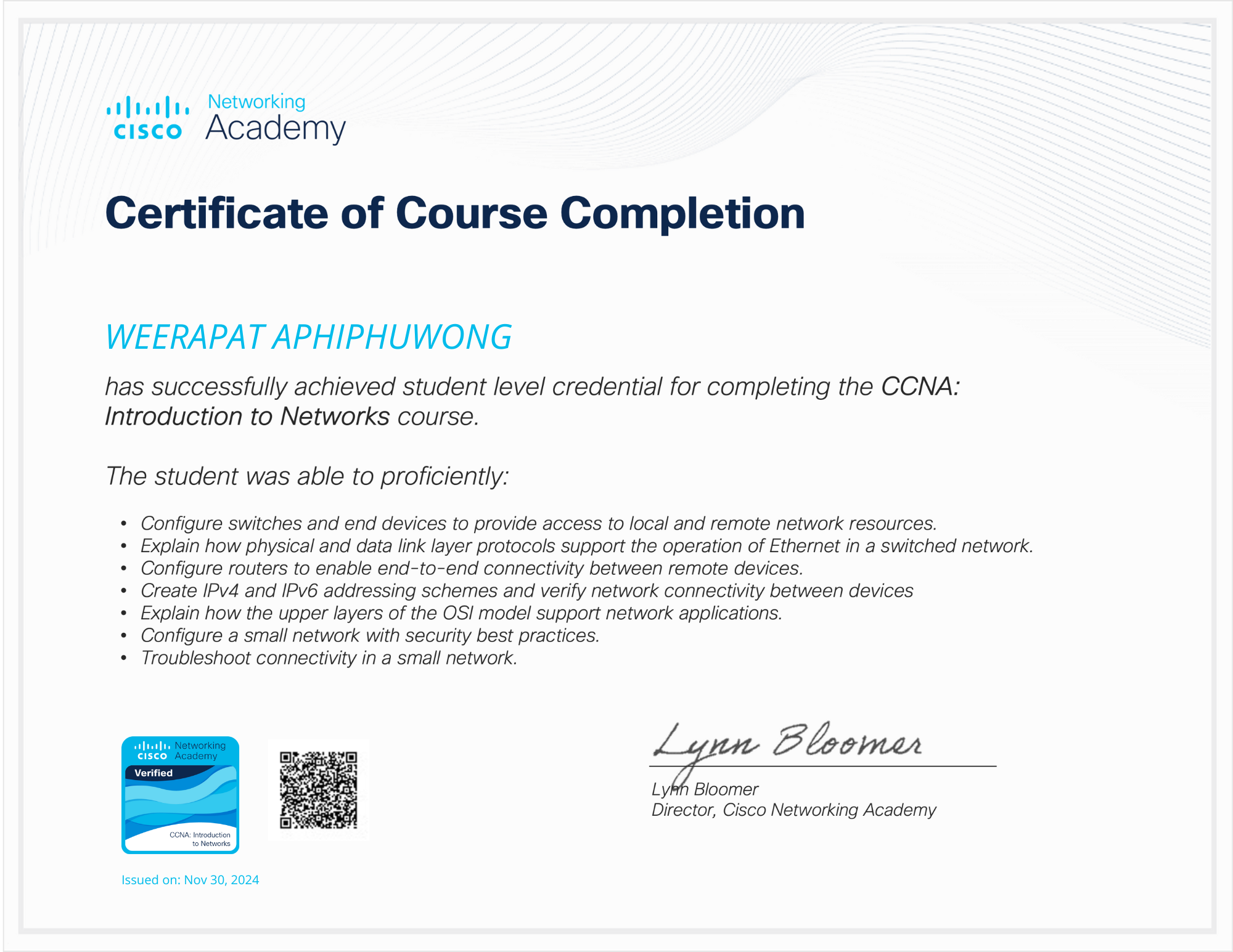 Certification 3